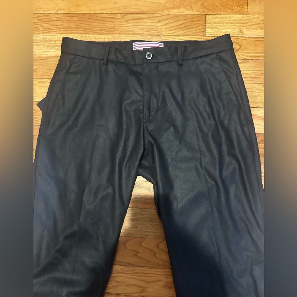 NWT Zara Man Comfort Slim Fit Dark Gray Dress Pants Trousers Slacks US Size 30 - Picture 9 of 9